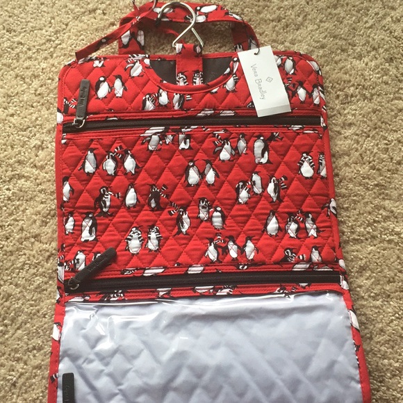 Vera Bradley Cosmetic Organizer Playful Penguins - Picture 4 of 7